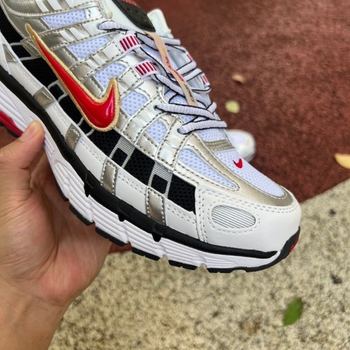 Nike P-6000 White Gold Red