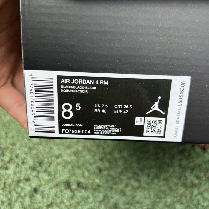 Air Jordan 4 RM Black Cat