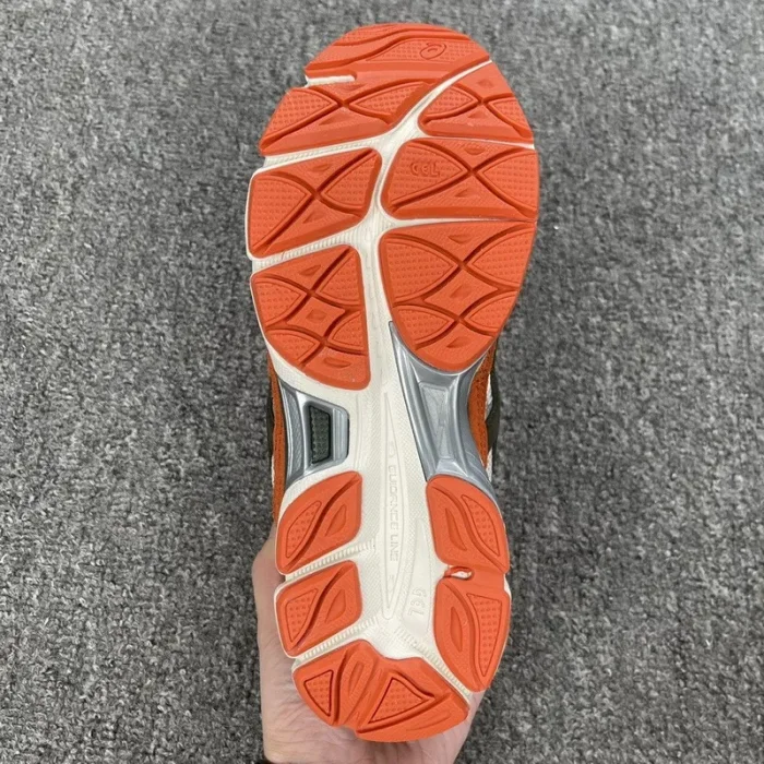ASICS Gel-NYC Oatmeal Forest Green Orange