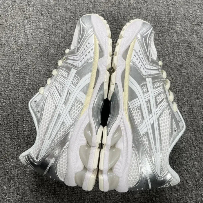ASICS Gel-Kayano 14 JJJJound Silver White Midweek Heat V2