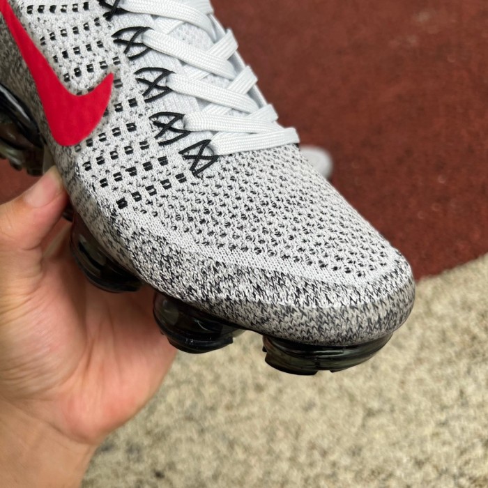Nike Air VaporMax Platinum Red Black