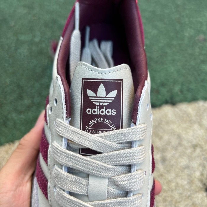 Adidas Samba OG Putty Grey Maroon