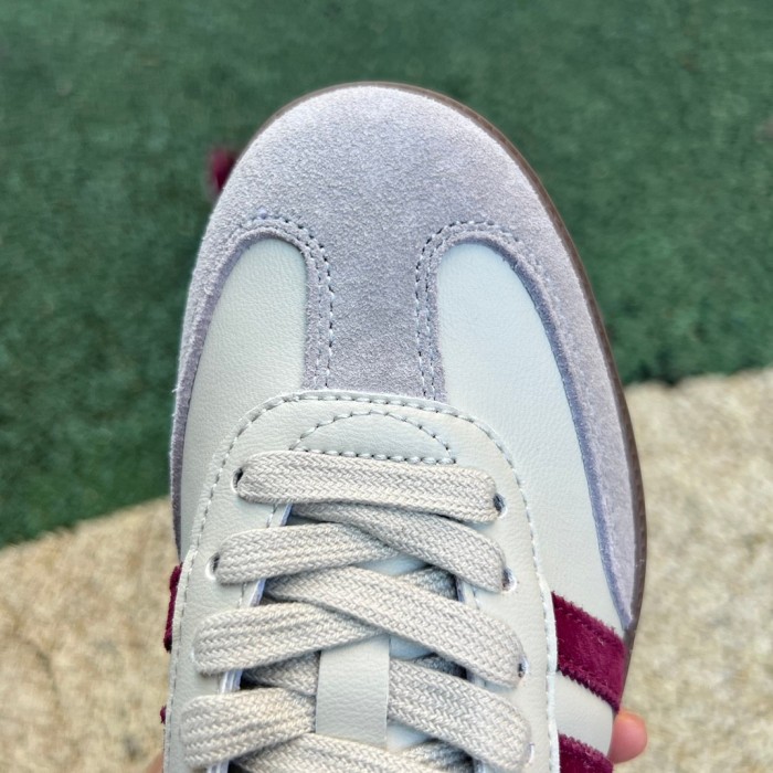 Adidas Samba OG Putty Grey Maroon