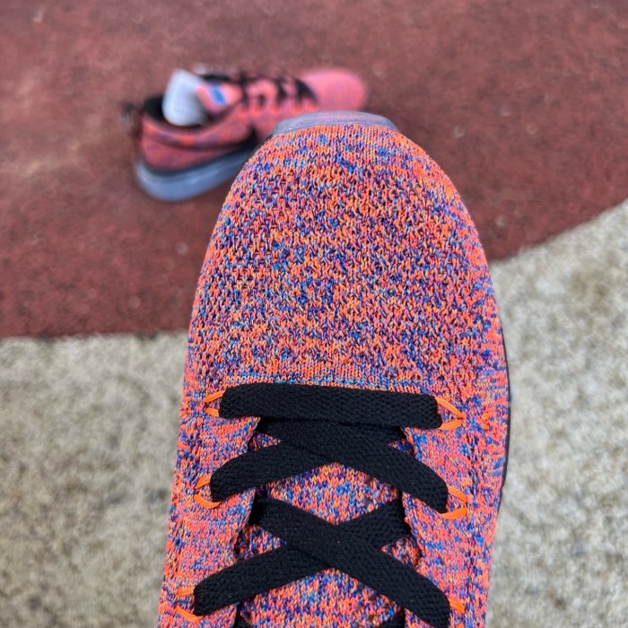 Nike Flyknit Air Max Photo Blue Total Crimson
