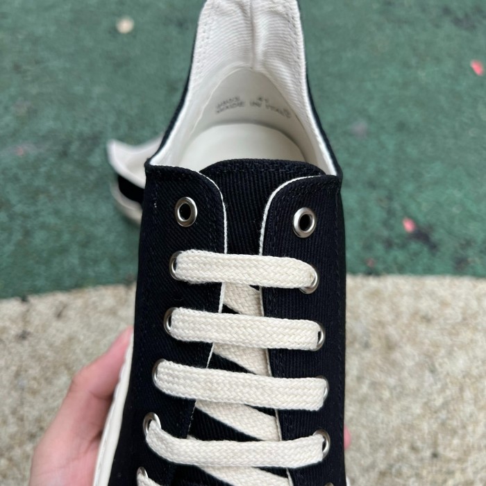 Rick Owens DRKSHDW Porterville Low Black Milk