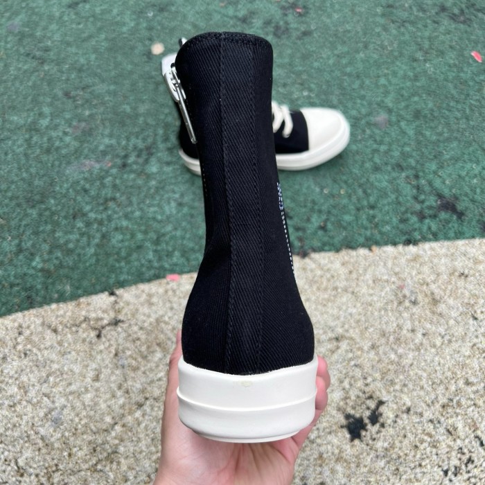 Rick Owens Hollywood DRKSHDW Double Bumper High Black Pearl