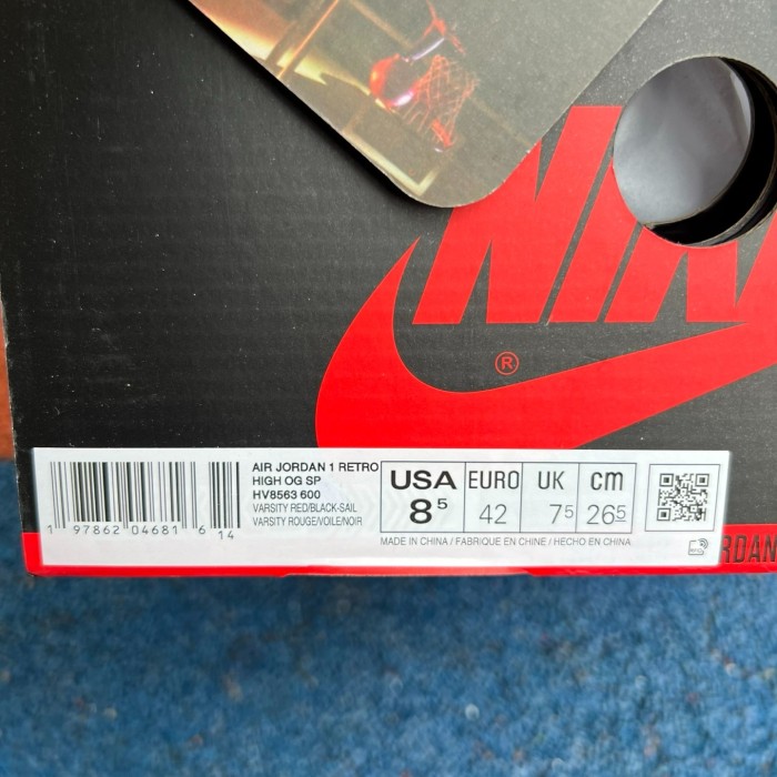 Air Jordan 1 Retro High OG SP Union LA Chicago Shadow