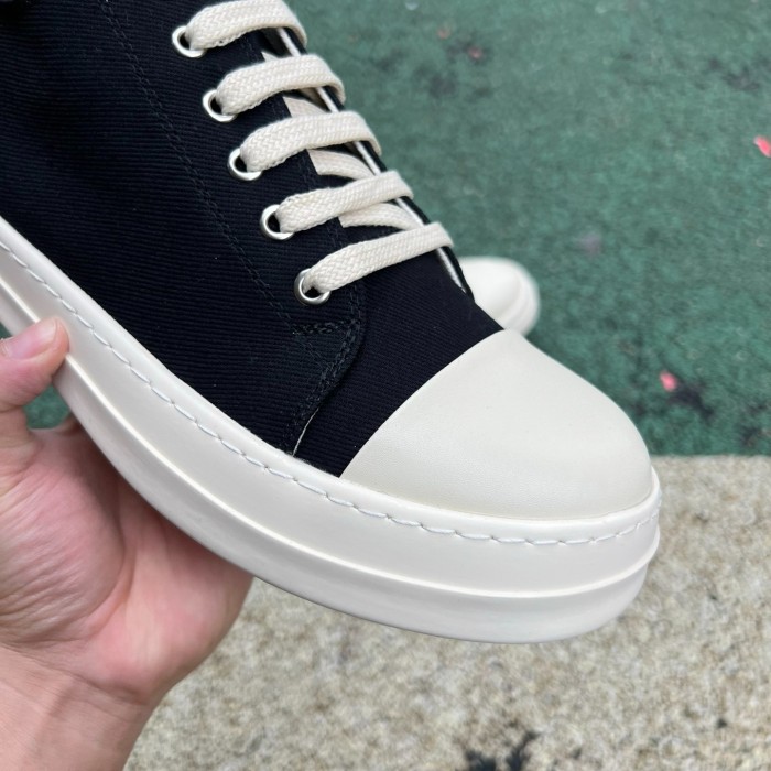 Rick Owens DRKSHDW Porterville Low Black Milk