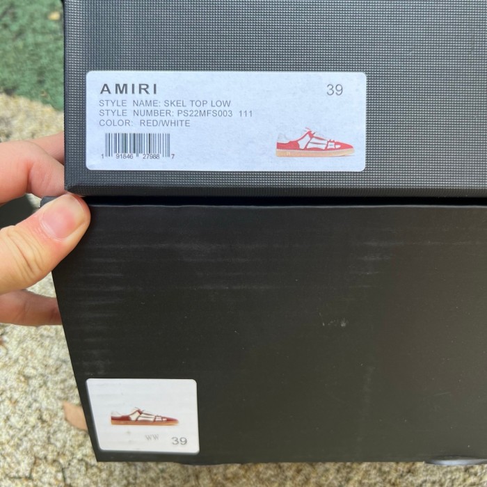AMIRI Pacific Bones Red