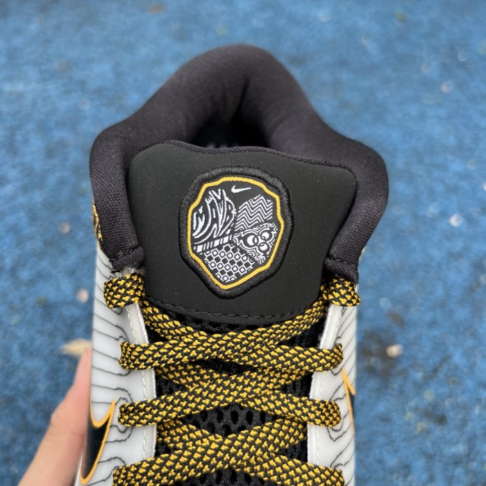 Nike Kobe 4 Protro White Black Del Sol