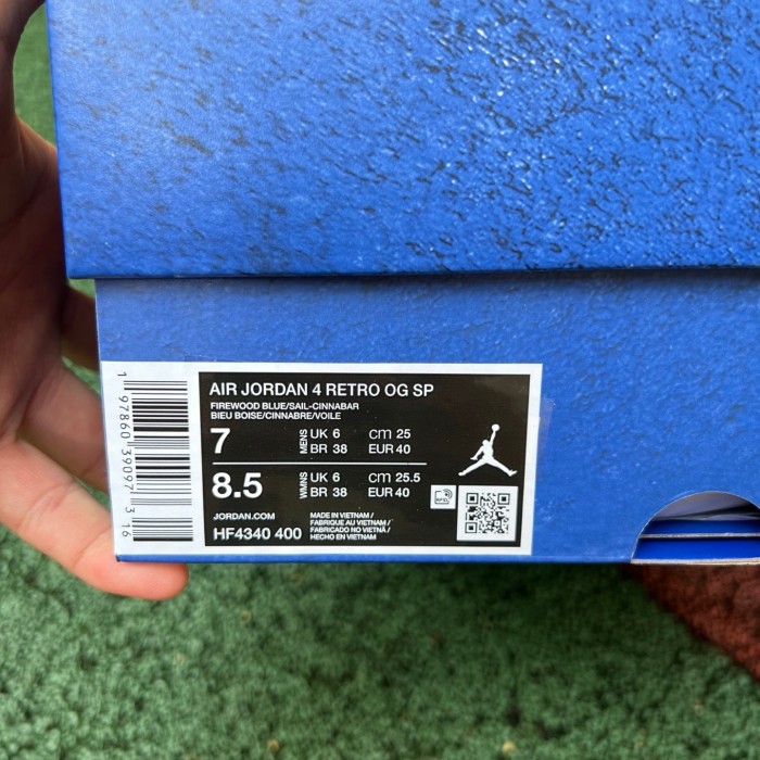 Air Jordan 4 Retro OG SP Nigel Sylvester Brick by Brick
