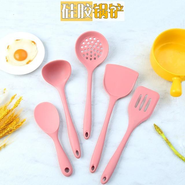 Silicone kitchenware non-stick spatula spoon