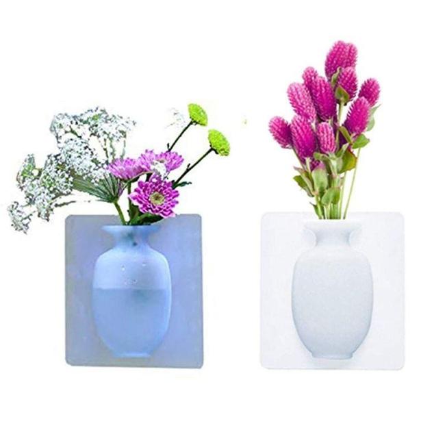 Silicone Sticky Wall Magic Plant Vases