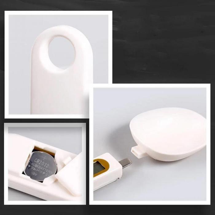 Portable weighing spoon