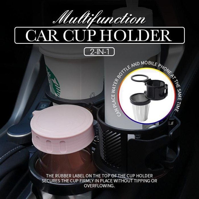 Multifunctional car cup holder bracket