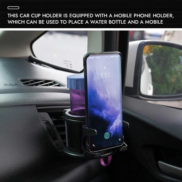 Multifunctional car cup holder bracket