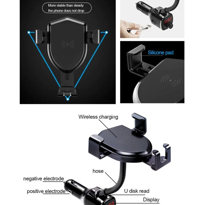 LED Digital Display Mobile Bracket Stand