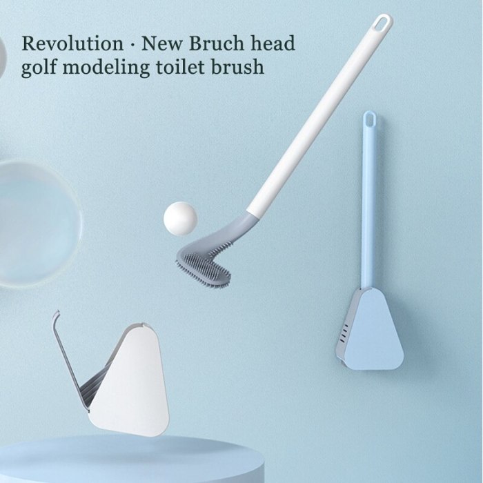 Bracket wall-mounted cleaning brush