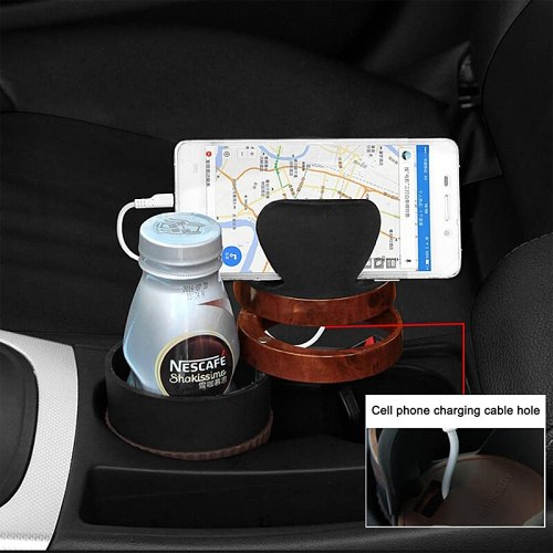 Automobile multifunctional water cup holder