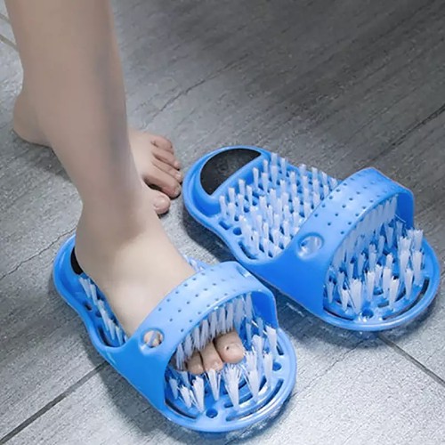 Shower foot scrubber