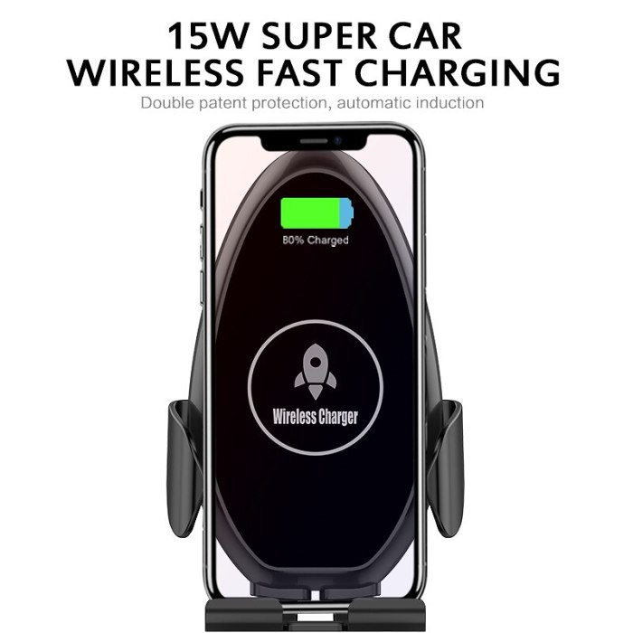 Wireless Charging Car Phone Holder