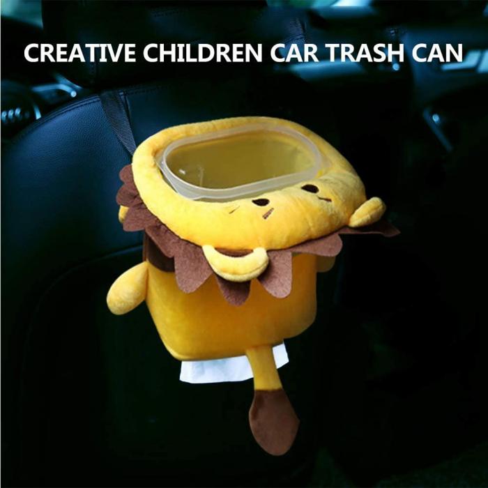 Car cute trash can