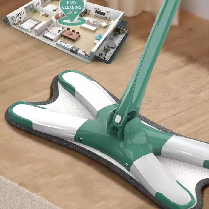 X type floor mop