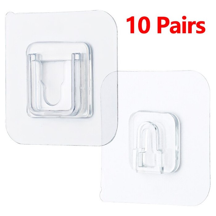 Double-Sided Adhesive Wall Hooks Hanger