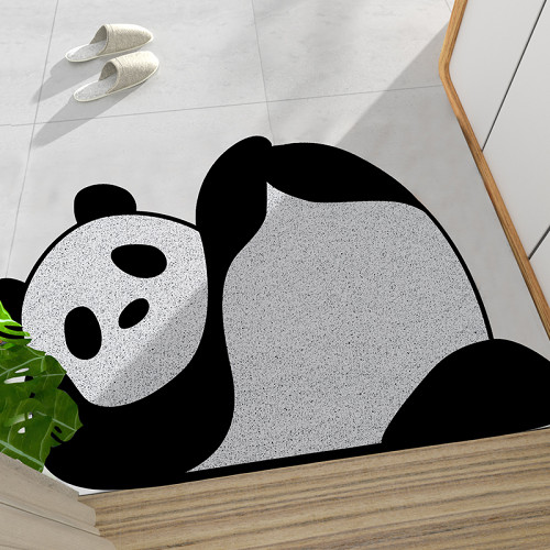 Cartoon cute panda entrance doormat