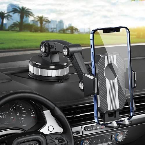 Suction cup phone holder