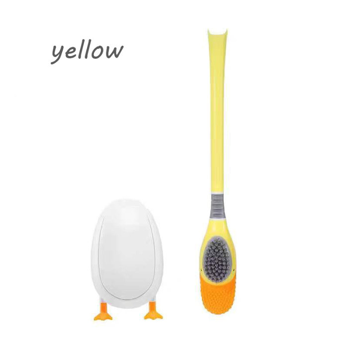 Duck-shaped toilet brush