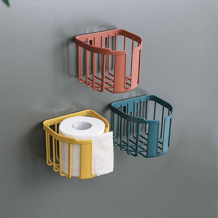 Perforated toilet paper holder