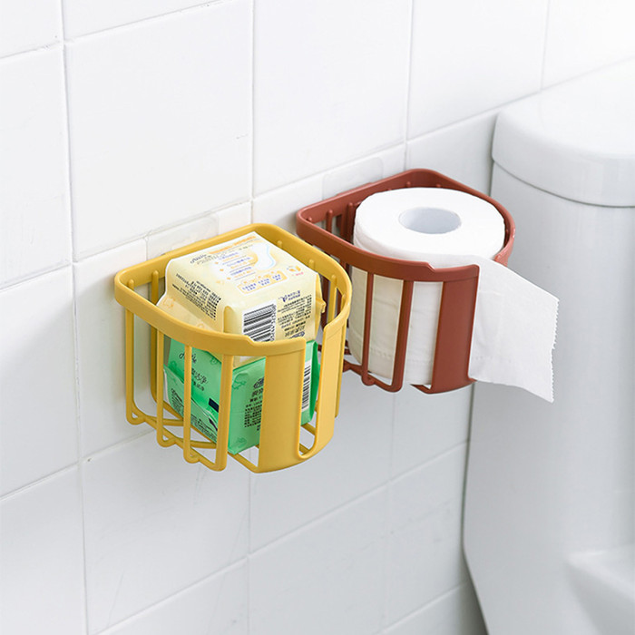 Perforated toilet paper holder