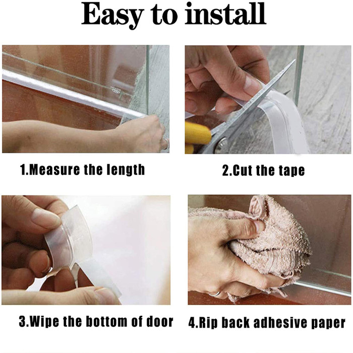 self-adhesive door seal