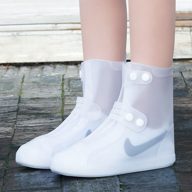 PVC high-top waterproof shoe cover