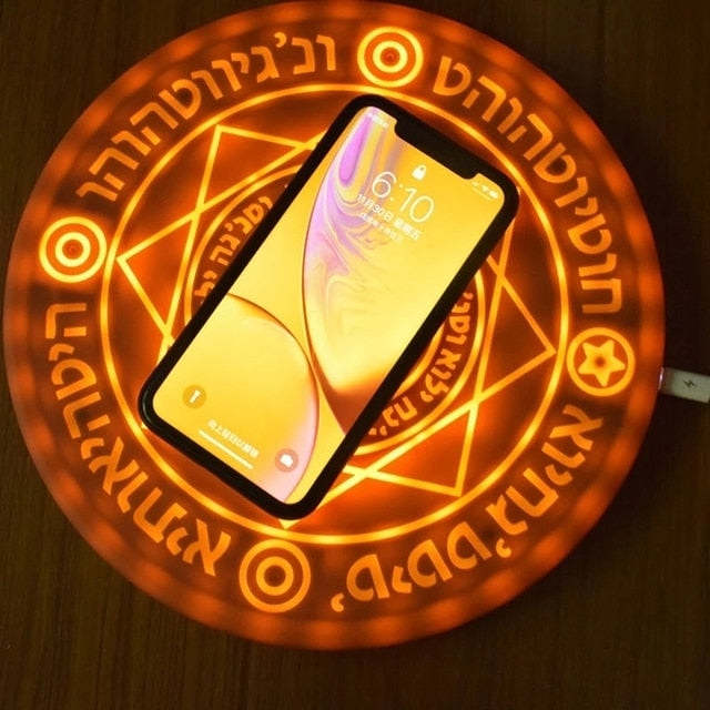 Glowing Magic Array Fast Charging Wireless Charger