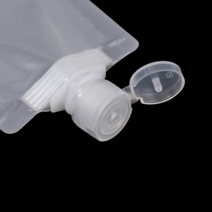 Shower gel transparent packaging bag