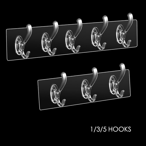 transparent hook hanger