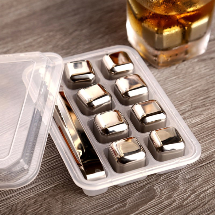 Food grade stainless steel ice cubes