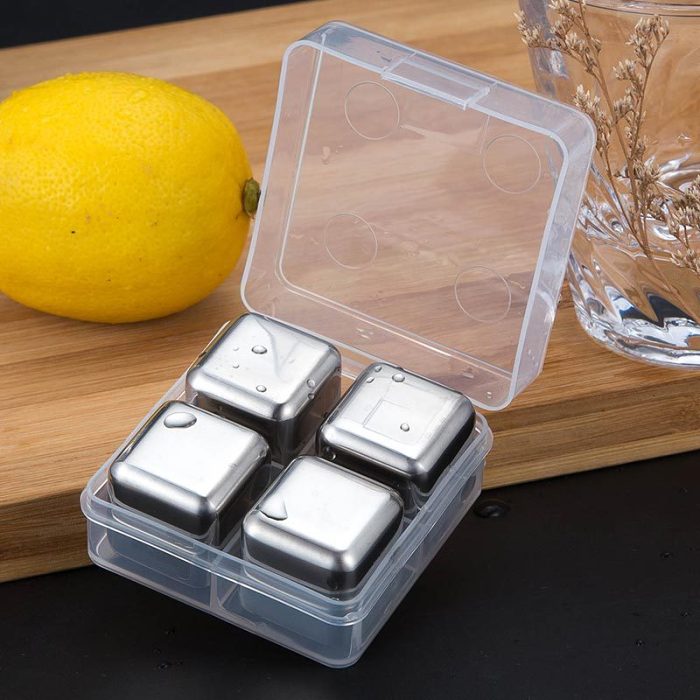 Food grade stainless steel ice cubes