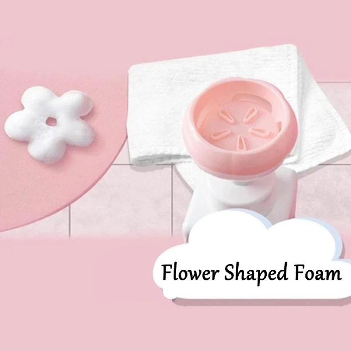 Foam flower soap