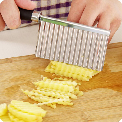 Stainless Steel Potato Wave Knife