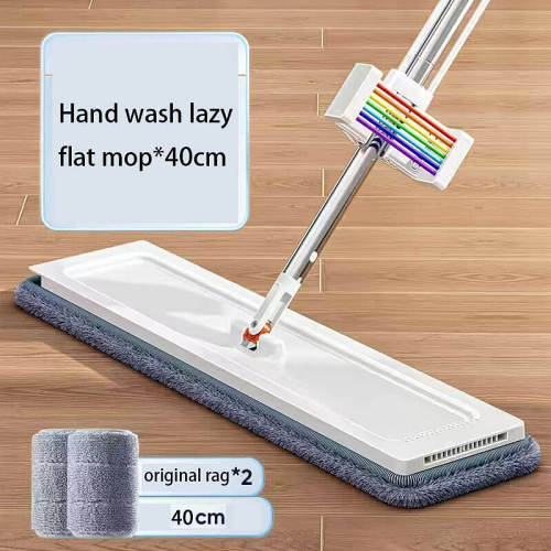 Hand wash lazy flat mop