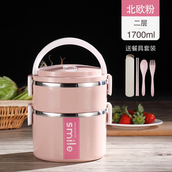 Portable Stainless Steel Lunch Box