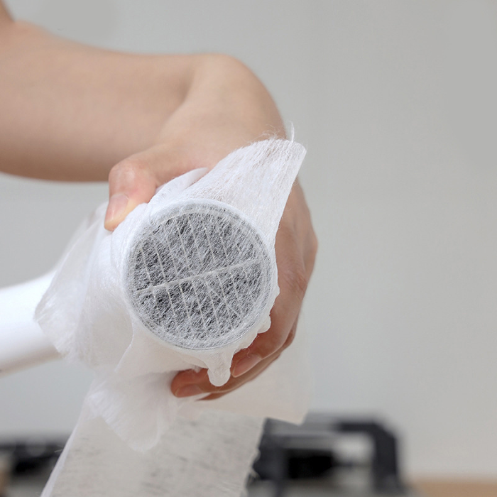 Disposable kitchen oil filter paper