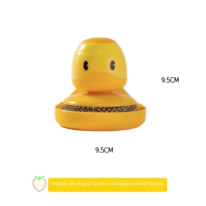 Little yellow duck cleaning brush