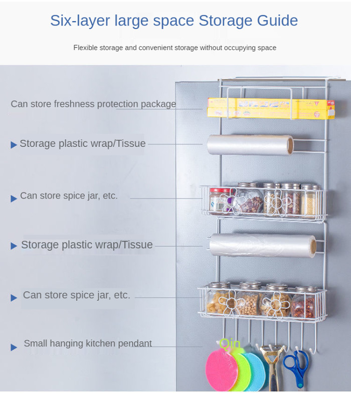 Refrigerator Rack Side Hanging Rack