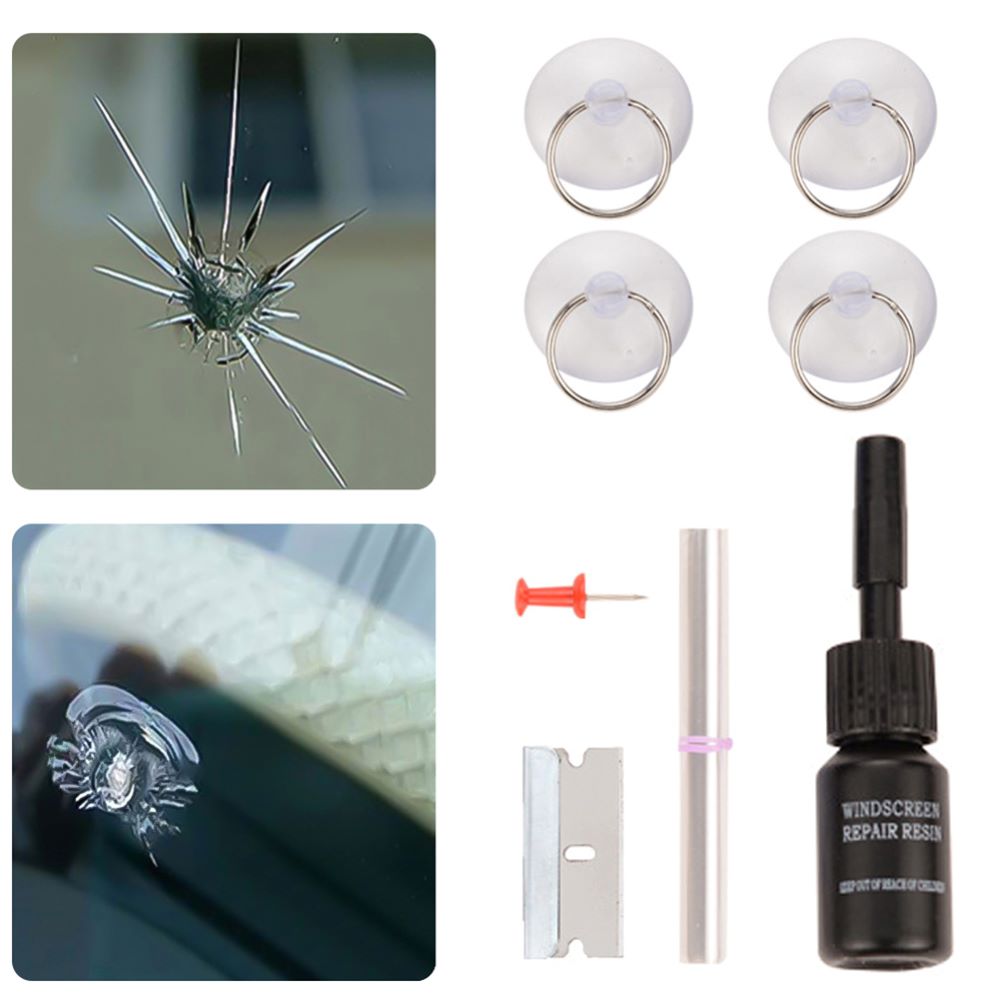 Car Adhesives Repairing Big Long Crack Car Windshield Repair Kits