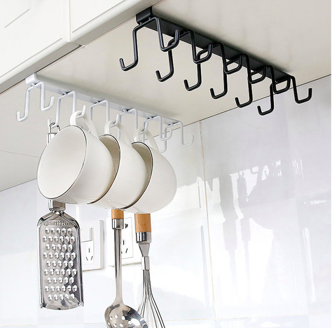 kitchen hook storage rack