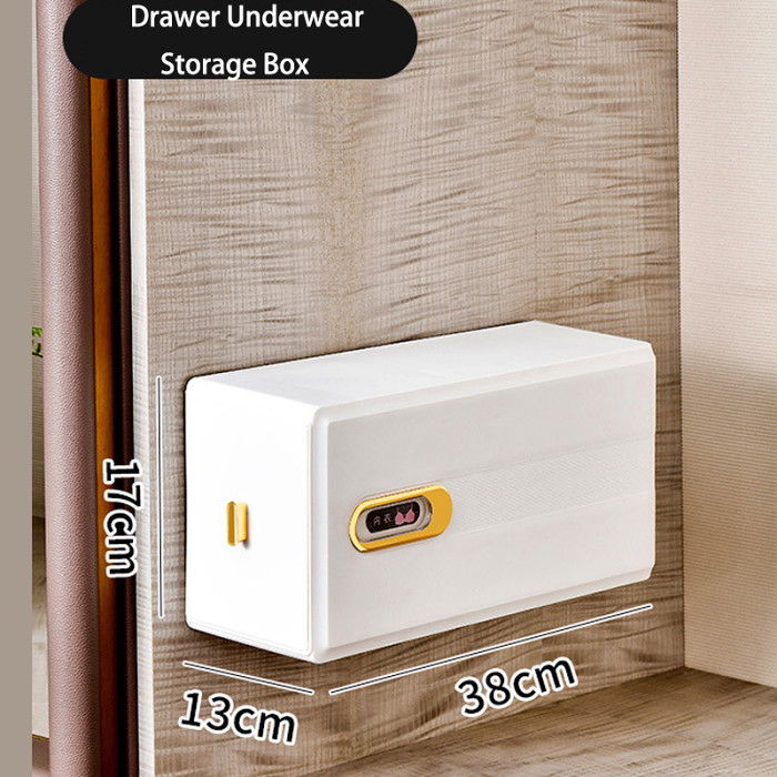 Wall Mounted Underwear Drawer Storage Box